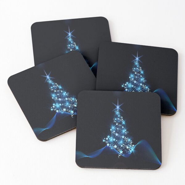 Item preview, Starry Blue Christmas Tree designed and sold by ItheMattI.