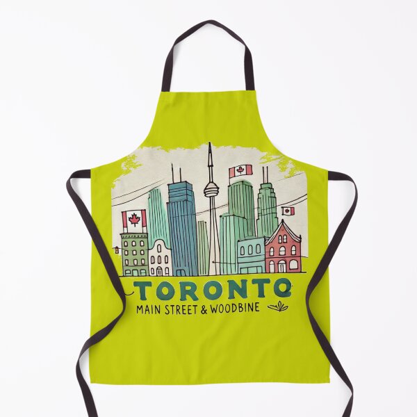 Item preview, Main Street & Woodbine Toronto Minimalist Sticker Design, designed and sold by PaintMeWorld.