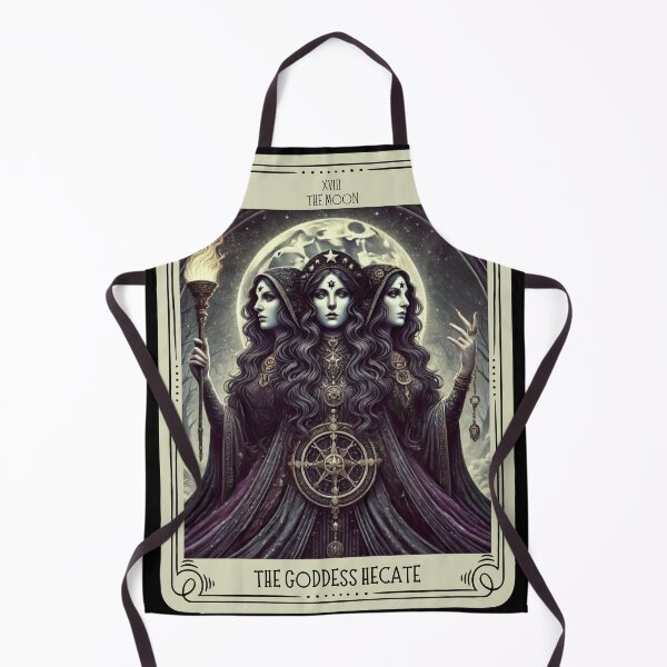 Item preview, The Goddess Hecate tarot card the moon designed and sold by MilkyForest.