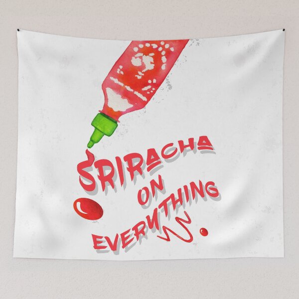 Item preview, Sriracha On Everything Illustration designed and sold by bellamells.