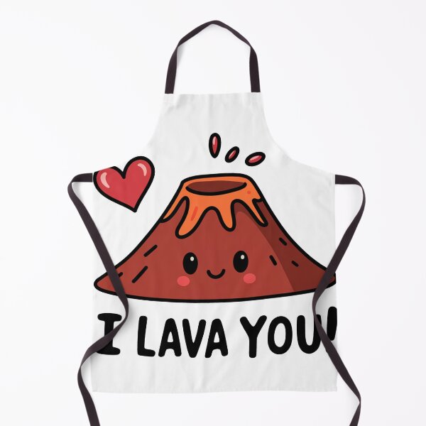 Item preview, I Lava You - Cute Volcano Pun designed and sold by MonkiFlipp.