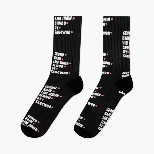 Item preview, JUST B with Member Names Kpop Group Design BLACK designed and sold by AJUNICE STUDIO.