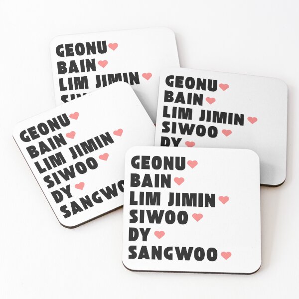 Item preview, JUST B with Member Names Kpop Group Design designed and sold by AJUNICE STUDIO.