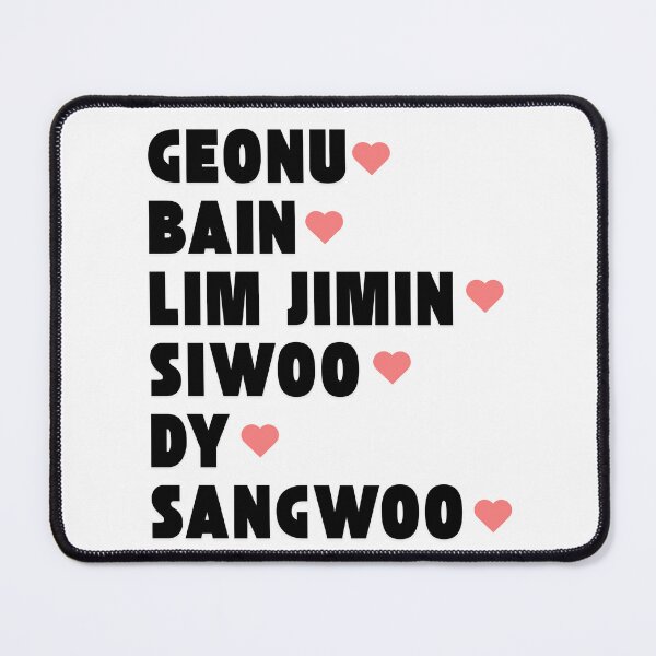 Item preview, JUST B with Member Names Kpop Group Design  designed and sold by AJUNICE STUDIO.