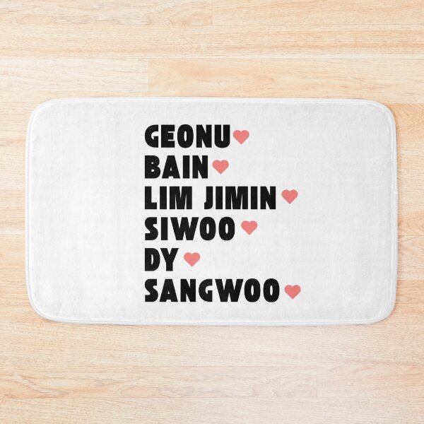 Item preview, JUST B with Member Names Kpop Group Design  designed and sold by AJUNICE STUDIO.