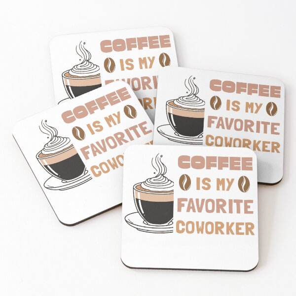 Item preview,  coffee is my favorite coworker designed and sold by KaiLabsArt.