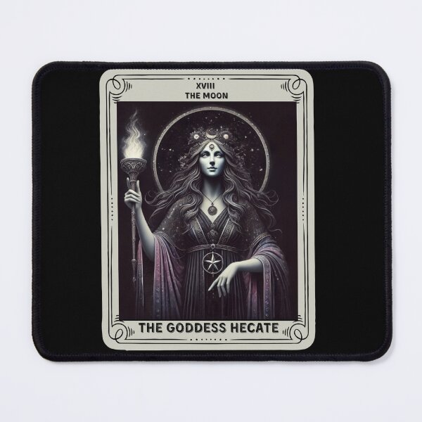 Item preview, The Goddess Hecate tarot card the moon designed and sold by MilkyForest.