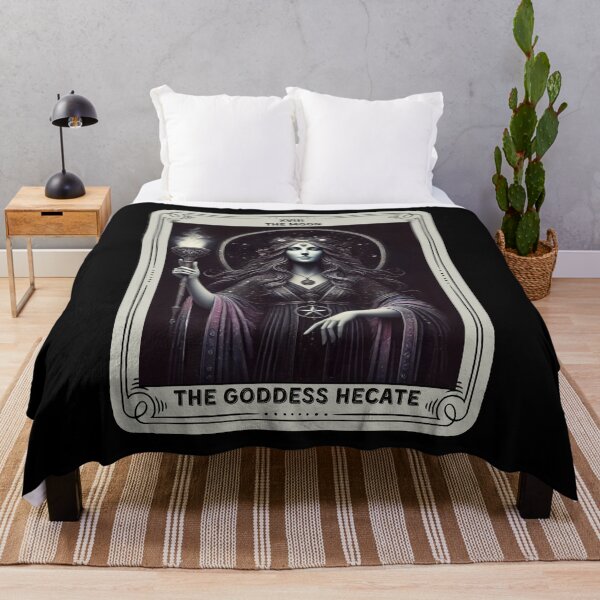 Item preview, The Goddess Hecate tarot card the moon designed and sold by MilkyForest.