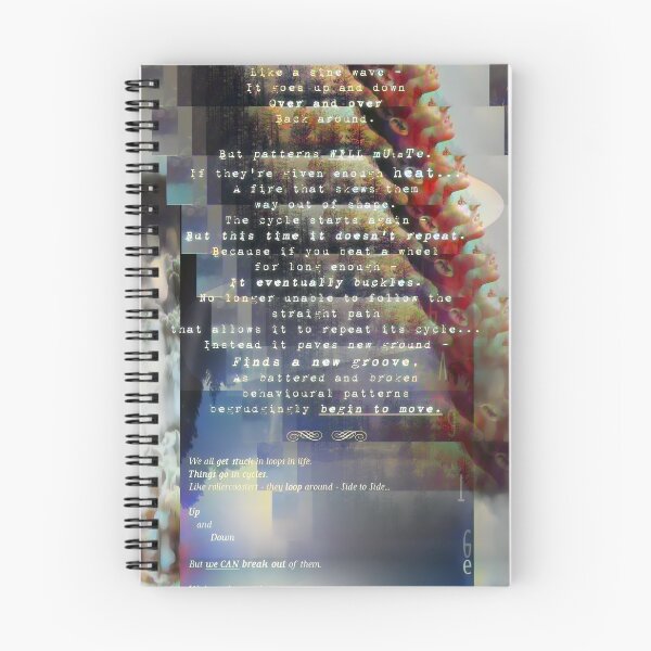 Item preview, Poem #19/111 - from the 'Magic Book of Guidance' - Visual Poetry Collection by Hart Floe Poet designed and sold by HartFloe-Poetry.