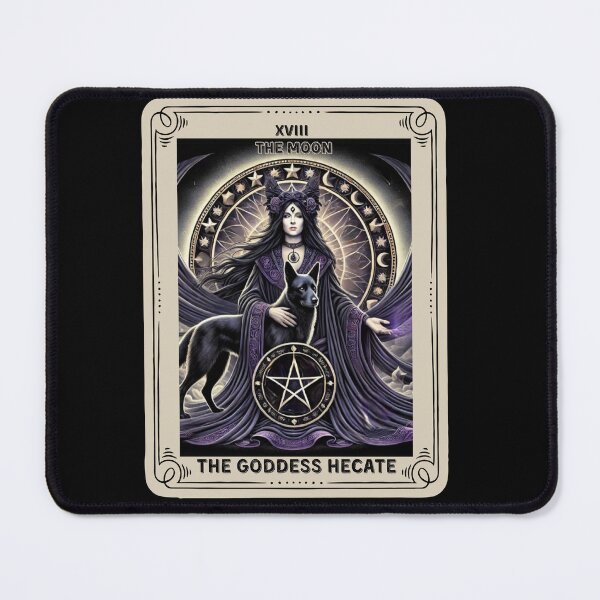Item preview, The Goddess Hecate tarot card the moon designed and sold by MilkyForest.