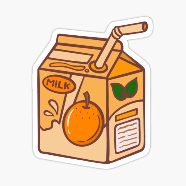Item preview, Orange Milk Carton designed and sold by Janwy.