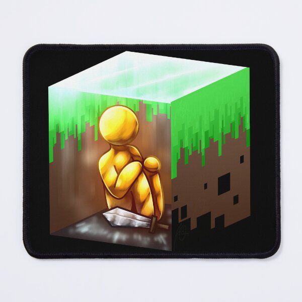 Item preview, alan becker gold cube designed and sold by FallenAngelSalt.