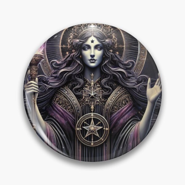 Item preview, The Goddess Hecate tarot card the moon designed and sold by MilkyForest.