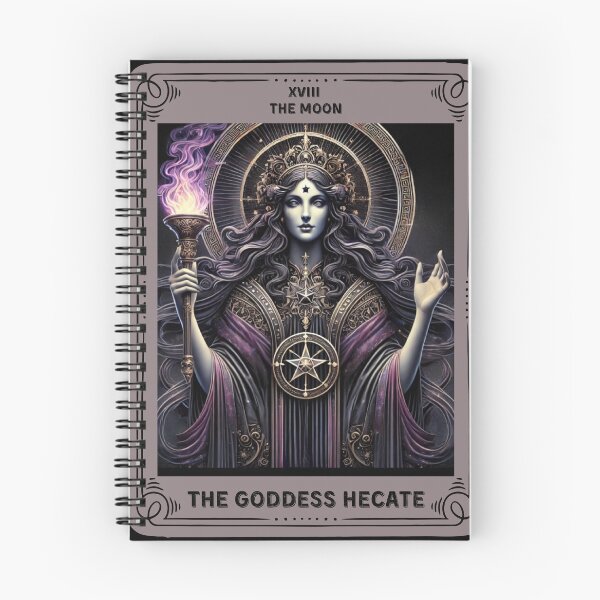 Item preview, The Goddess Hecate tarot card the moon designed and sold by MilkyForest.