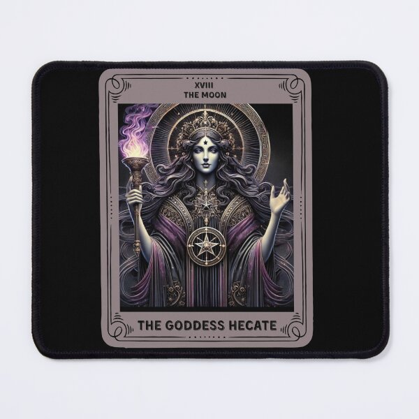 Item preview, The Goddess Hecate tarot card the moon designed and sold by MilkyForest.