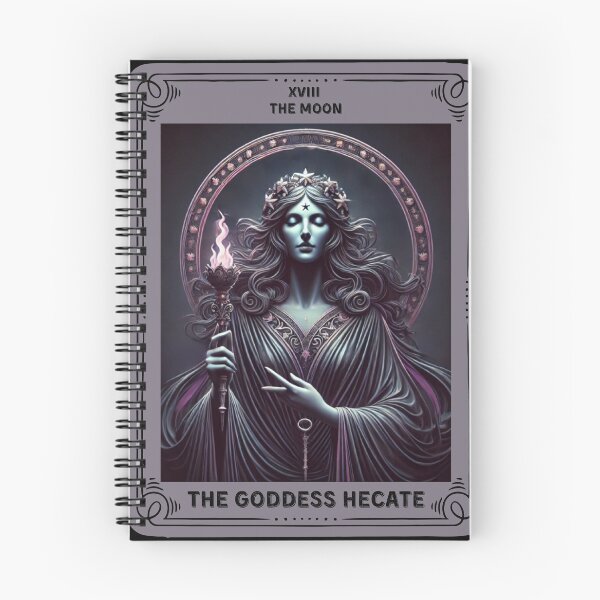 Item preview, The Goddess Hecate tarot card the moon designed and sold by MilkyForest.