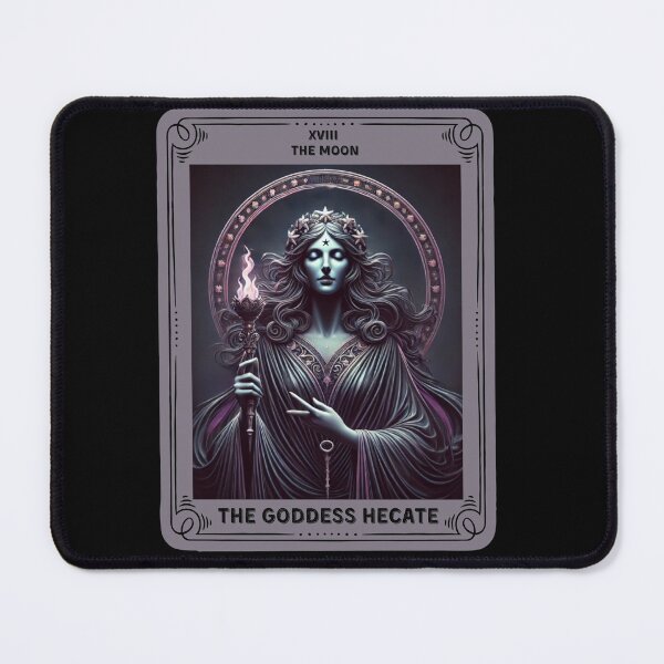 Item preview, The Goddess Hecate tarot card the moon designed and sold by MilkyForest.