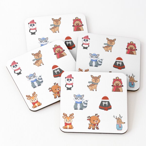 Item preview, cute animals waiting for the arrival of winter designed and sold by huape.