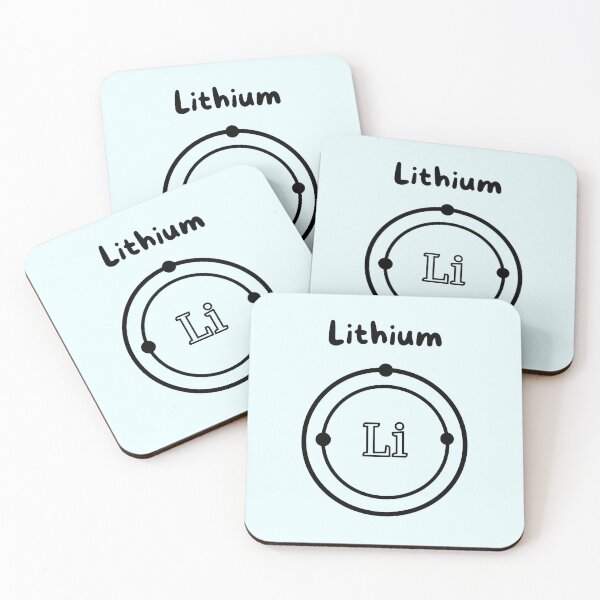 Item preview, Lithium Electronic Configuration Chemistry Periodic Table Atomic Number 3 Lithium designed and sold by Surabhi Jain.