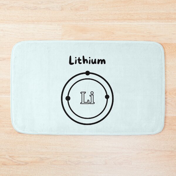 Item preview, Lithium Electronic Configuration Chemistry Periodic Table Atomic Number 3 Lithium designed and sold by Surabhi Jain.