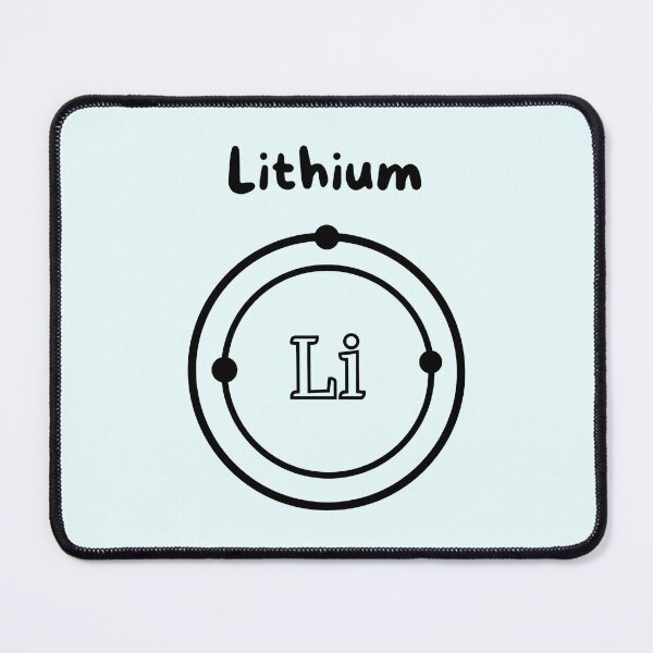 Item preview, Lithium Electronic Configuration Chemistry Periodic Table Atomic Number 3 Lithium designed and sold by Surabhi Jain.