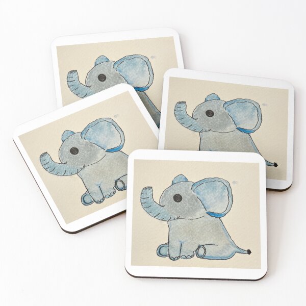 Item preview, Watercolour Elephant  designed and sold by sketcheddesigns.