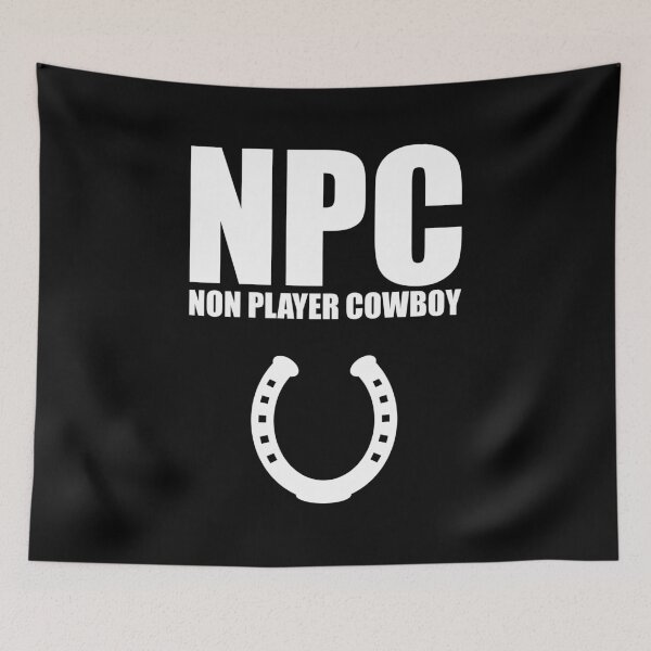 Item preview, NPC Non Player Cowboy designed and sold by robotrobotROBOT.