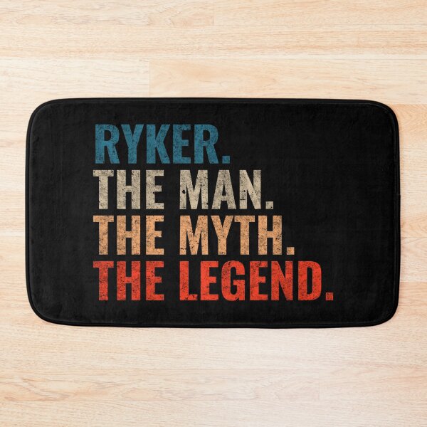 Item preview, Ryker The Man The Myth The Legend Ryker Name Retro 70s distress designed and sold by Teelogic.