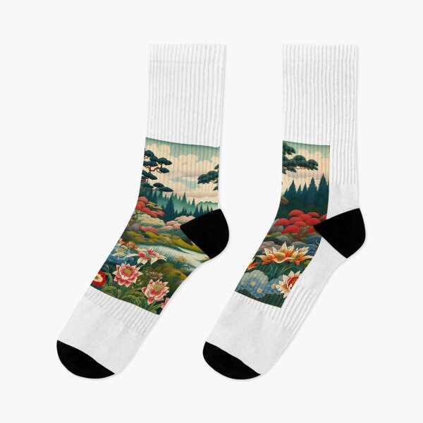 Item preview, Floral beautiful garden in nature designed and sold by vectorillus.