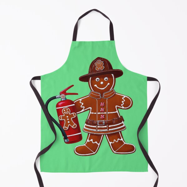 Item preview, Gingerbread Firefighter Sweet Hero designed and sold by Amanda's Factory.