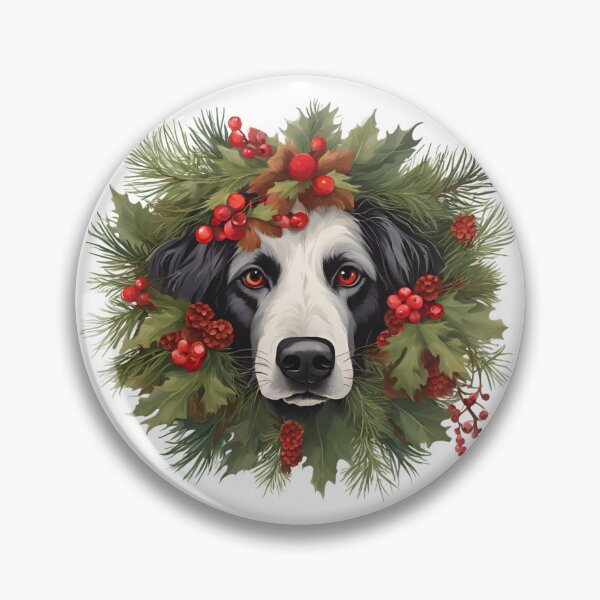 Item preview, Jolly Christmas - Landseer Nose Edition designed and sold by GoodyPaws.