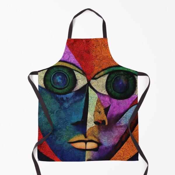 Item preview, Pastiche Colourful Abstract Face designed and sold by NickWhittleArt.