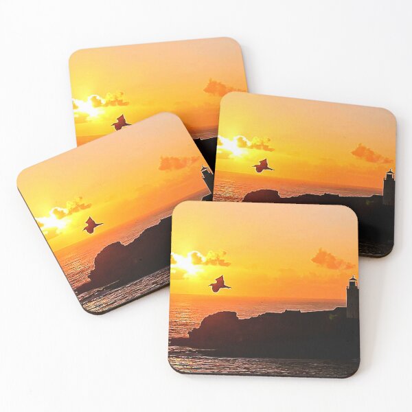 Item preview, Godrevy Lighthouse Sunset designed and sold by Cornwallart.