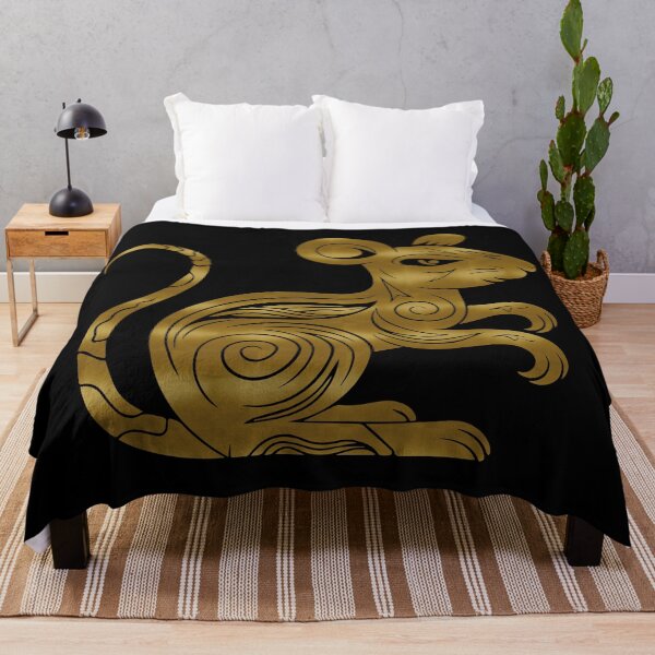 Item preview, The Rat - Chinese Zodiac - Tribal Gold designed and sold by TrippyOutfitter.