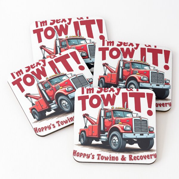 Item preview, Hoppy's Towing & Recovery! Tow Truck Swagger designed and sold by Shabby Script Archive | Digital Designer .