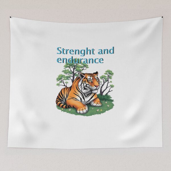 Item preview, Tiger with trees designed and sold by GiCapgraphics.