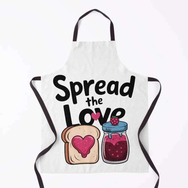 Item preview, Spread the Love - Cute Jam and Toast designed and sold by MonkiFlipp.