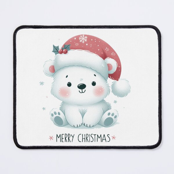 Item preview, Sweet Merry Christmas Baby Polar Bear designed and sold by nicnacc.