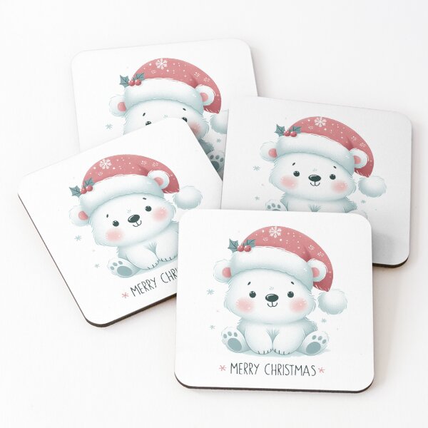 Item preview, Sweet Merry Christmas Baby Polar Bear designed and sold by nicnacc.