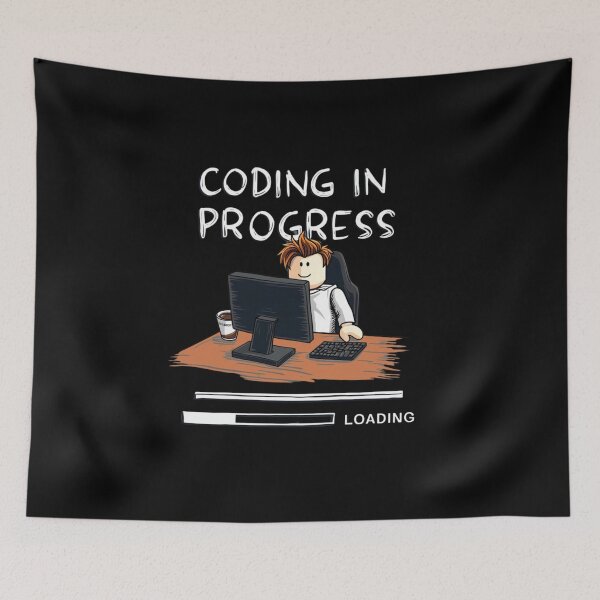 Item preview, Roblox CODING IN PROGRESS - Kids designed and sold by SignumShop.