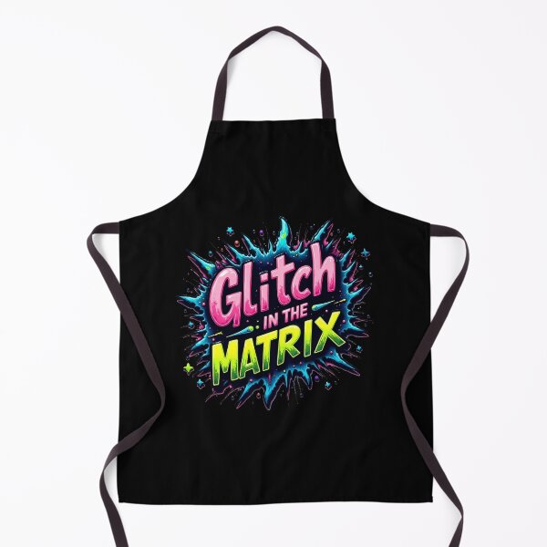 Item preview, Glitch in the Matrix – Neon Chaos designed and sold by ArtCreator2023.
