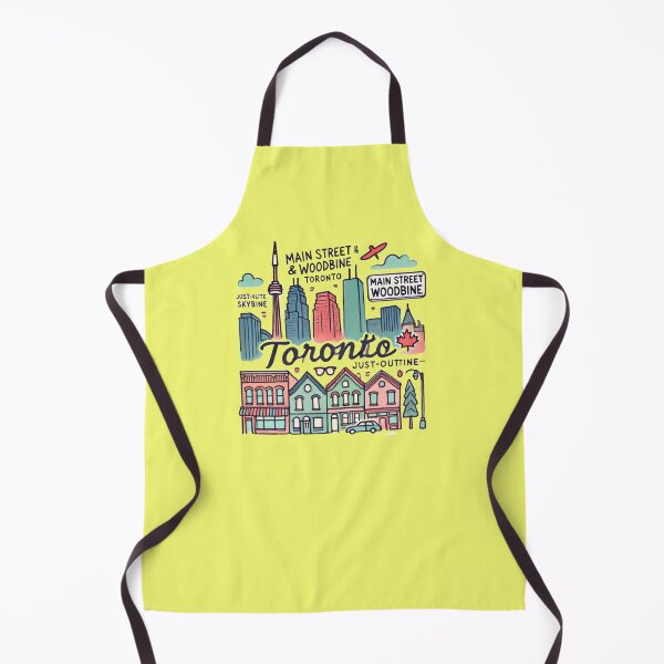 Item preview, Main Street & Woodbine Toronto Minimalist Sticker Design, designed and sold by PaintMeWorld.