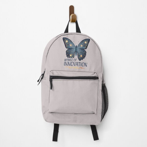 Item preview, ‘Wings of Innovation’ T-Shirt Featuring Futuristic Robotic Butterfly Design designed and sold by Samgfxt-shirt.