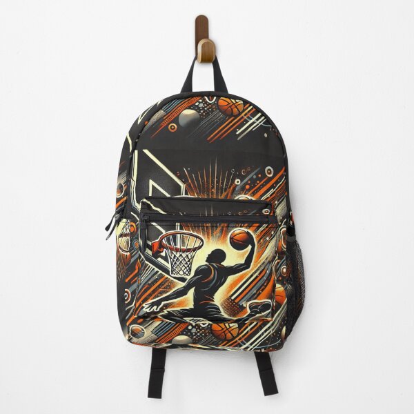 Item preview, Dynamic Basketball Dunk - Bold Sports Silhouette Design designed and sold by Desireehaz.