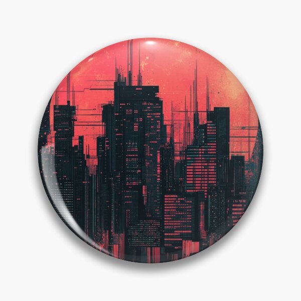 Item preview, Futuristic Town designed and sold by NicolasGlowArt.