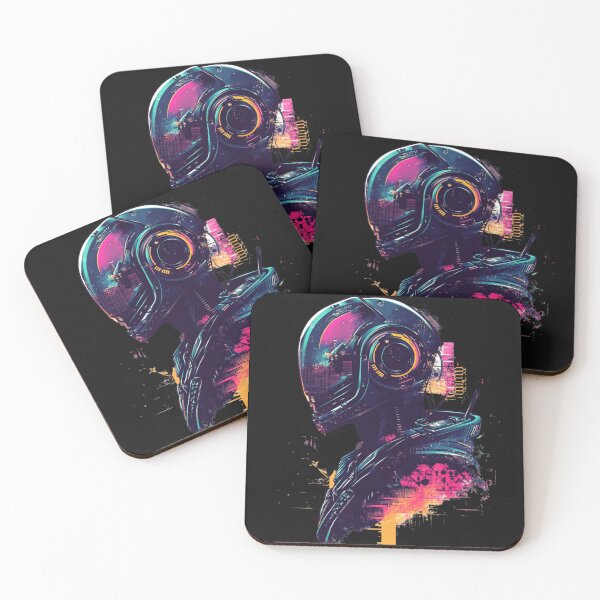 Item preview, Futuristic Astronaut Art designed and sold by NicolasGlowArt.