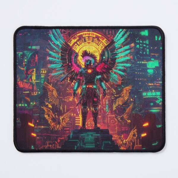 Item preview, Huitzilopochtli Cyberpunk designed and sold by FuturiTravel.