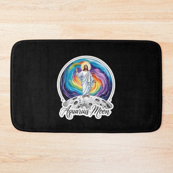 Item preview, Watercolor Jesus Aquarius Moon Astrology Art designed and sold by Mudastro Astrology.