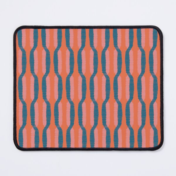 Item preview, Retro Ogee Waves – Mid-Century Modern Ikat Stripe Pattern designed and sold by Stacey Spivak.