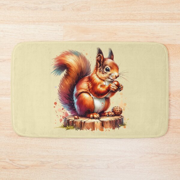 Item preview, Squirrel eating nuts designed and sold by AwesomeBeyondLimits.